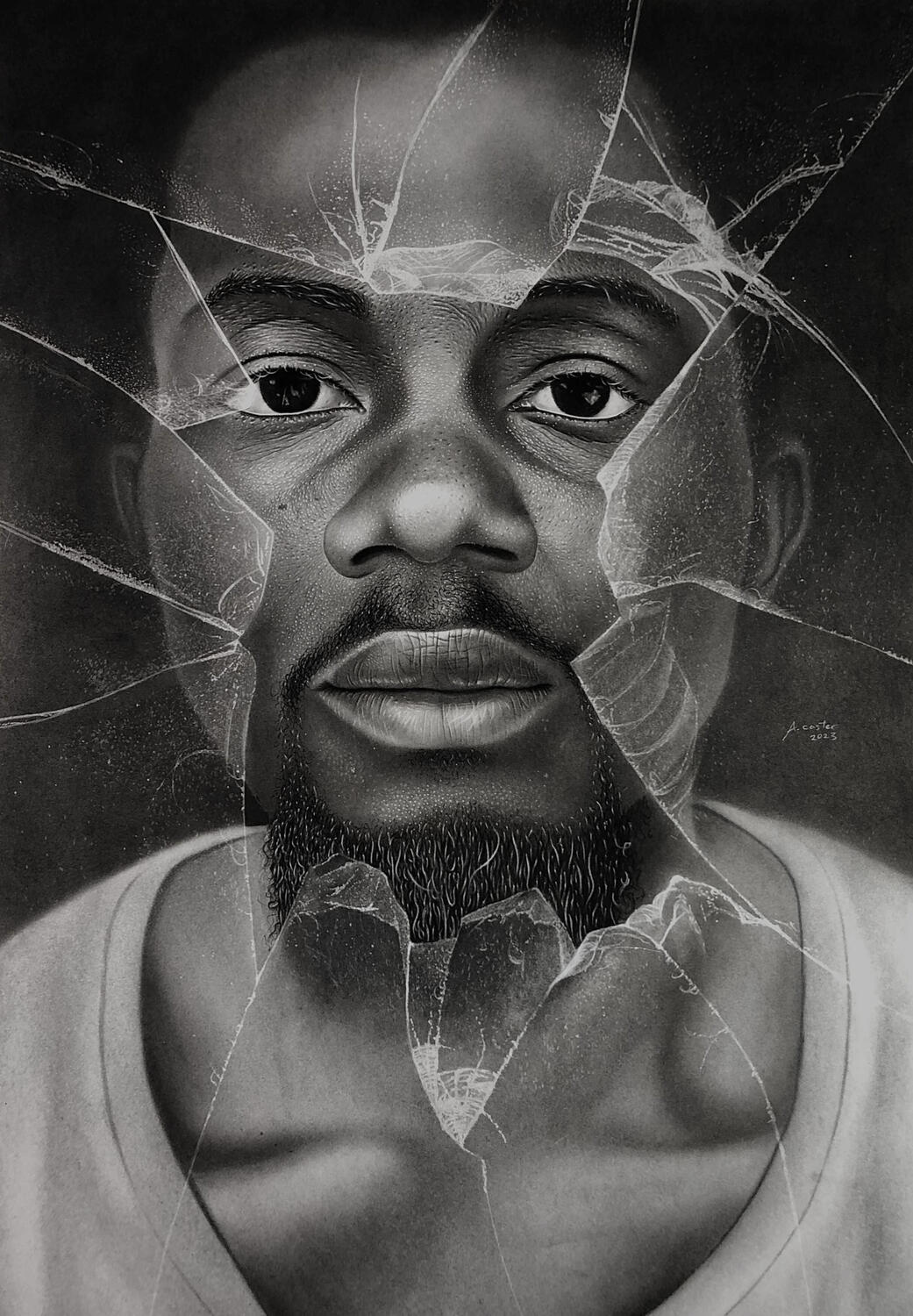 THE BROKEN (Charcoal &amp; Graphite on Paper)