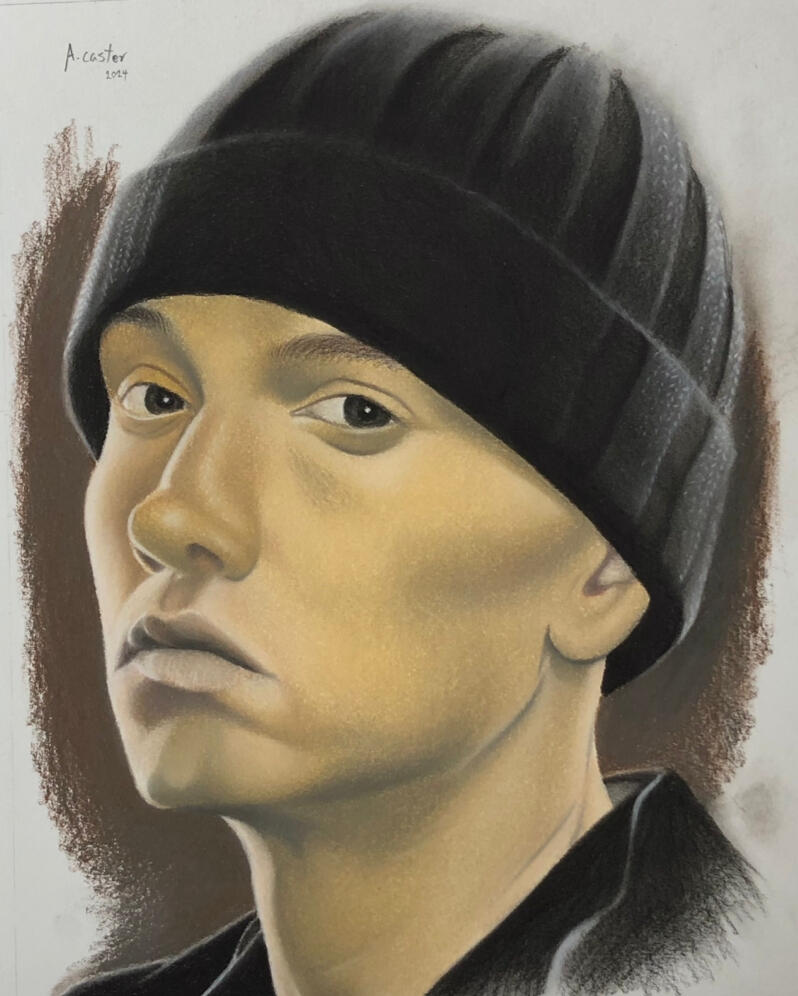 EMINEM (Pastel on Paper)